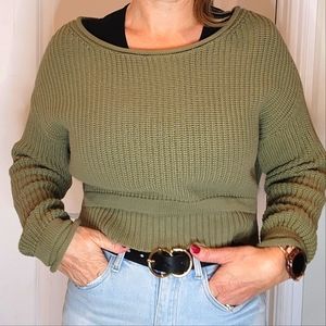 Small Army green sweater